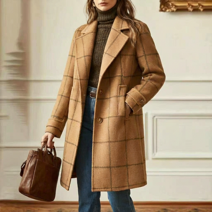 Cambridge Wool Check Coat