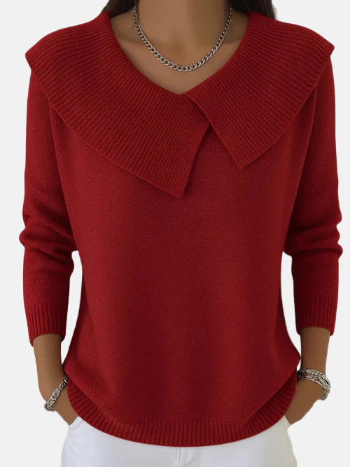 Lucia | Warm sweater with a soft collar