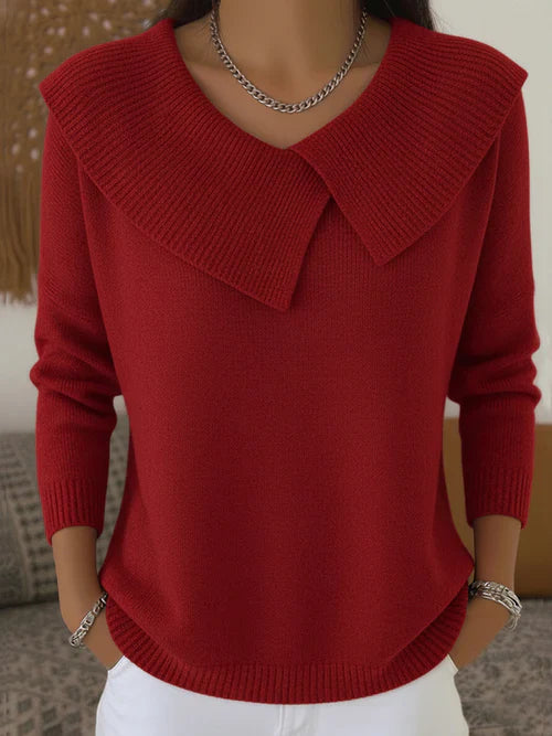 Lucia | Warm sweater with a soft collar