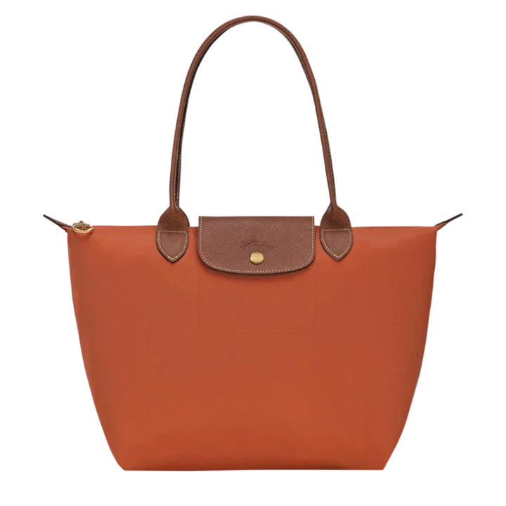Longchamp - Large Le Pliage Tote, Brick