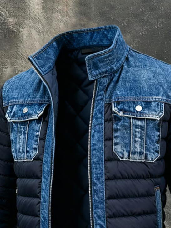 JACK HARRISON™ | HYBRID QUILTED DENIM JACKET