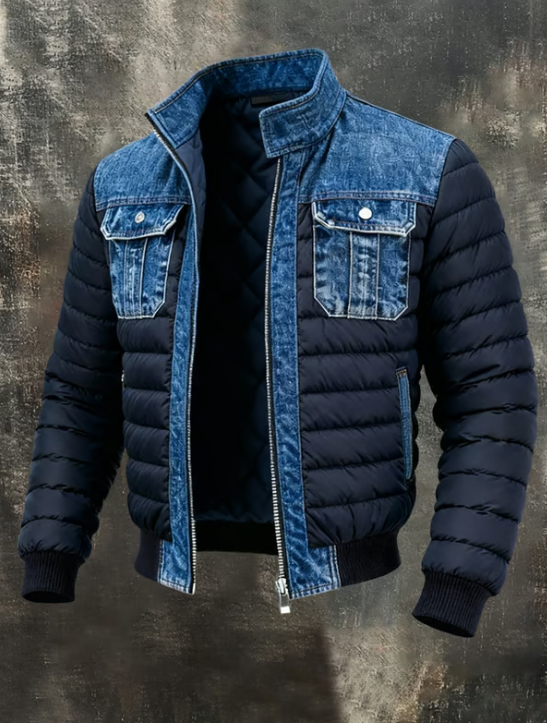 JACK HARRISON™ | HYBRID QUILTED DENIM JACKET