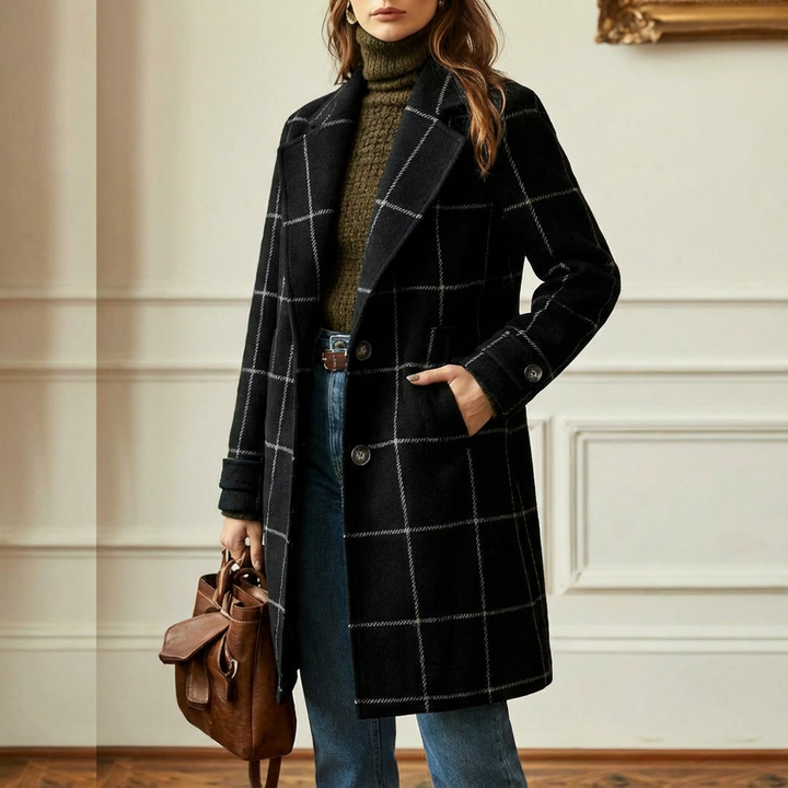 Cambridge Wool Check Coat
