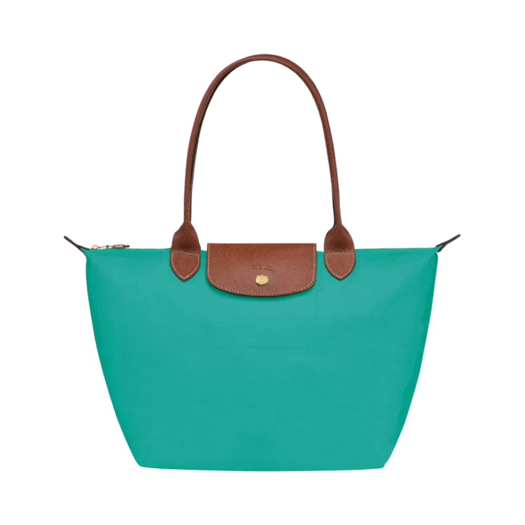 Longchamp - Large Le Pliage Tote, Turquoise