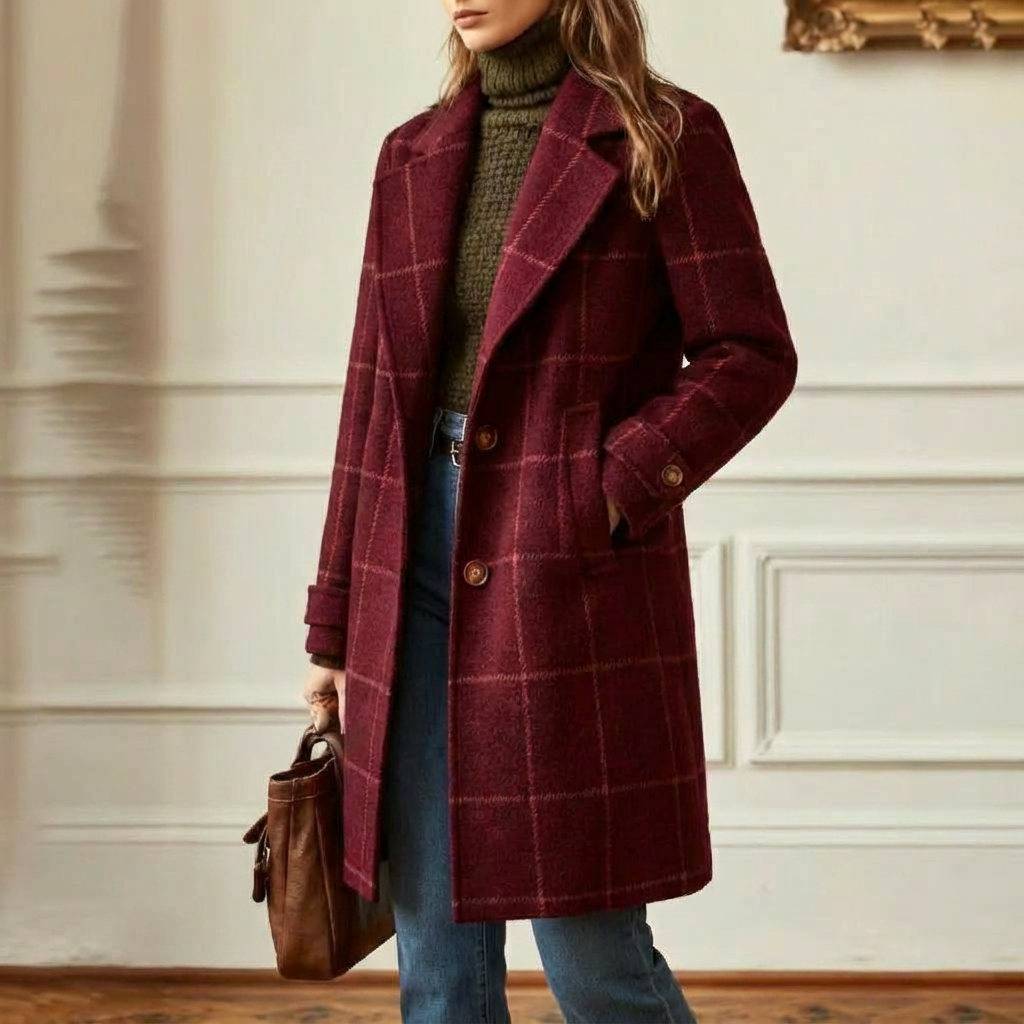 Cambridge Wool Check Coat